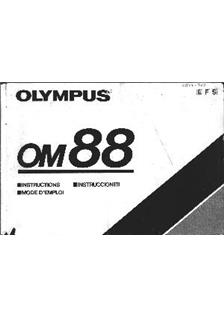 Olympus OM 101 manual. Camera Instructions.